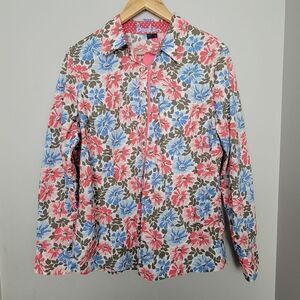 Boden Floral 100% Cotton Button Down 18